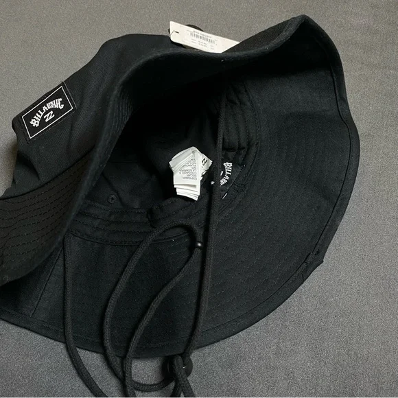 Billabong Charcoal Bucket Hat with Logo - Picture 4 of 8